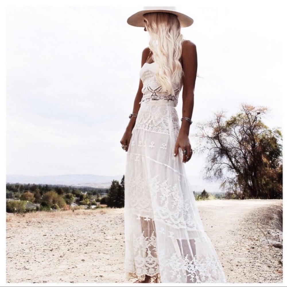 Spell & the Gypsy Collective Ophelia Lace Maxi Skirt